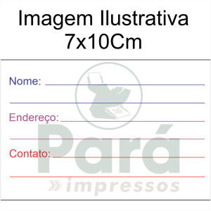 CUPONS PERSONALIZADOS 10x7Cm (800 unidades) Papel sulfite 75g 10x7Cm 4x0  Corte reto 